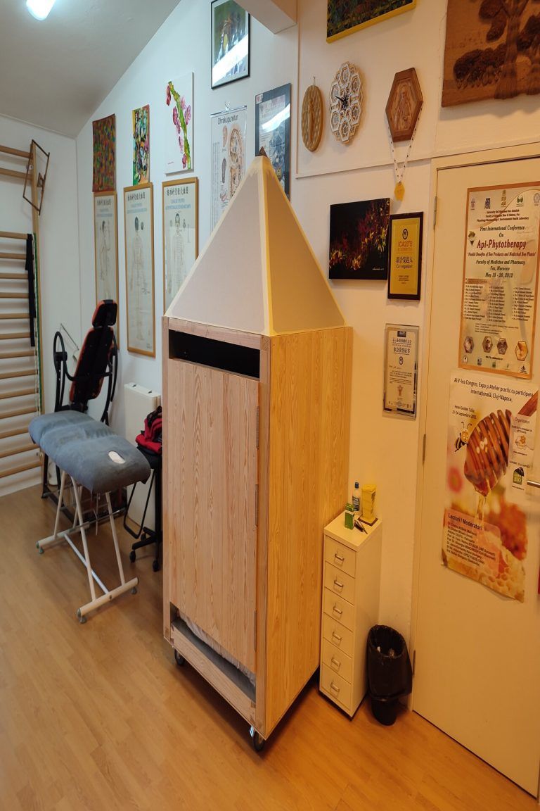 Orgonite box used in the sessions